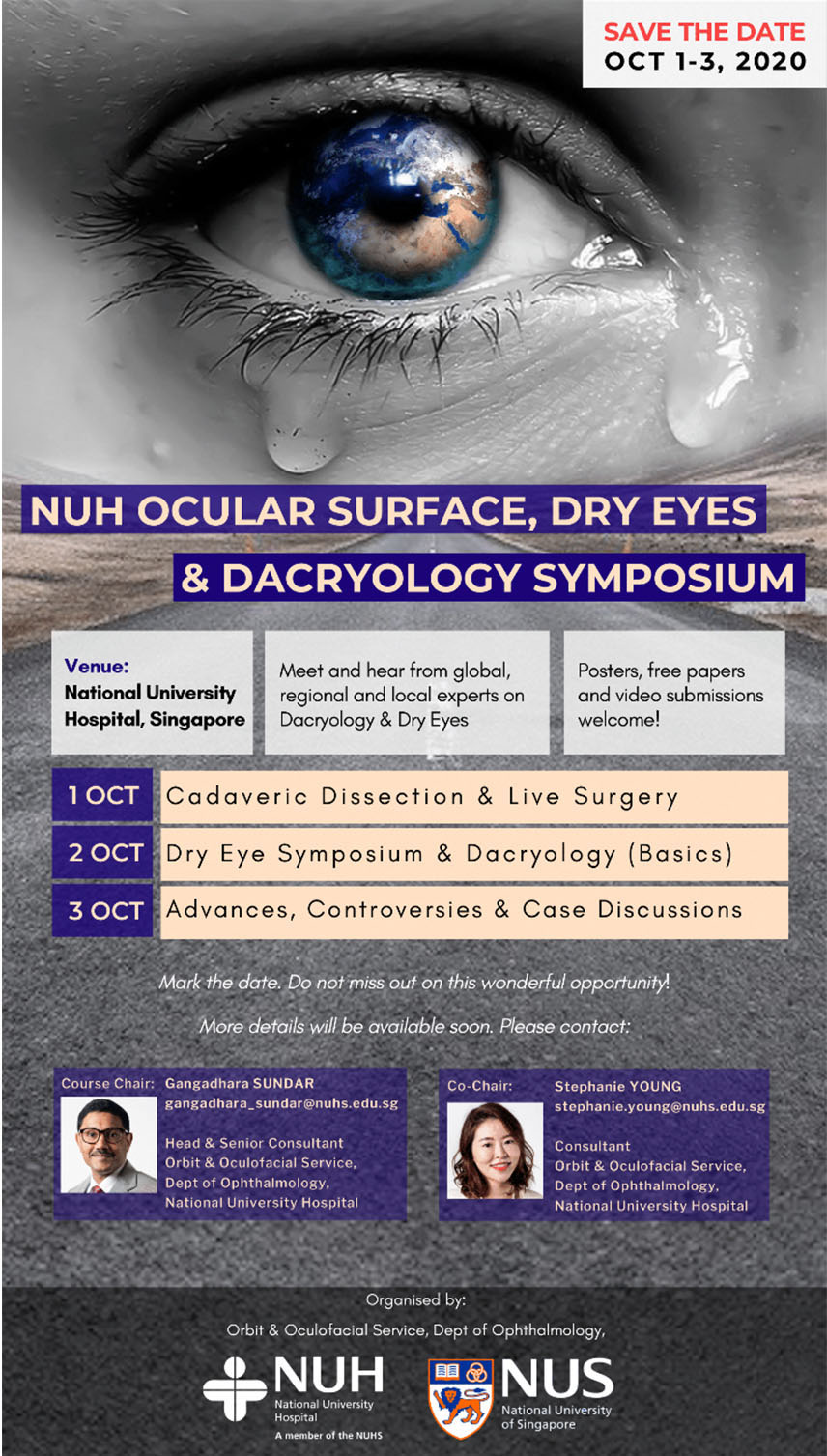 NUH Ocular Surface, Dry Eyes & Dacryology Symposium